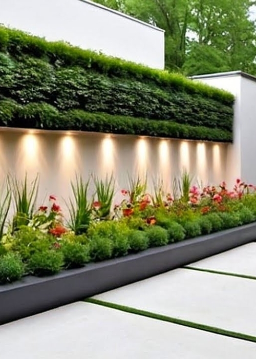 أفكار خلف حائط الحديقة​ مميزة تضج بالحياة