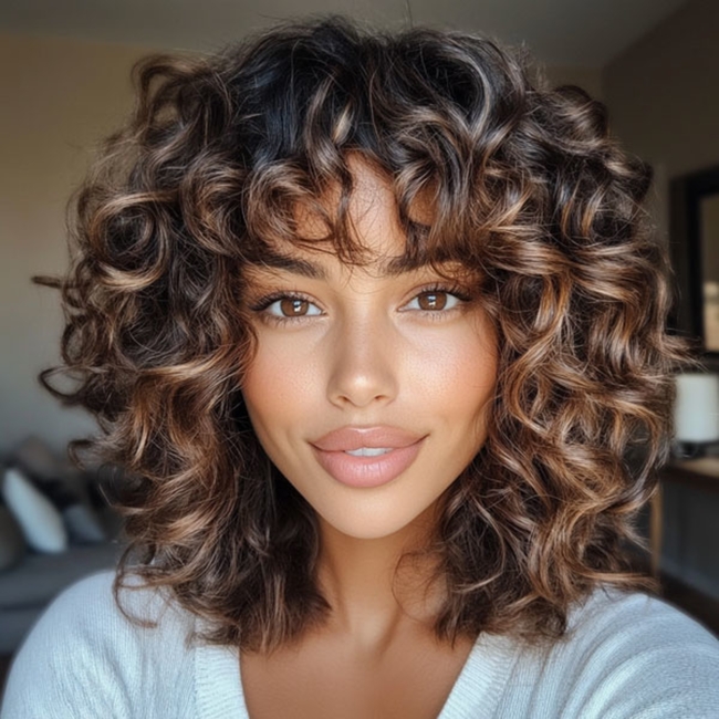 تسريحة Soft Shoulder-Length Layers