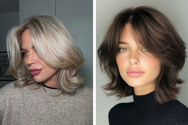 تسريحة Old money bob