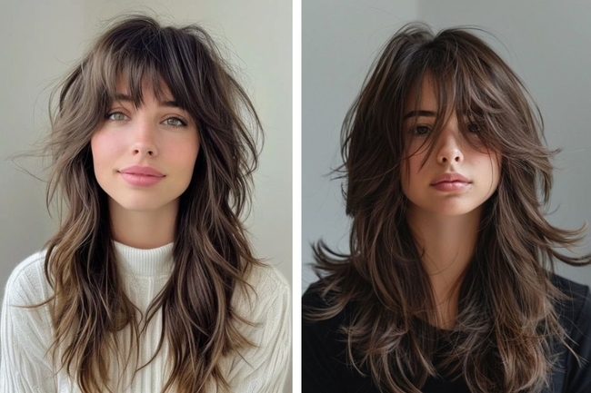تسريحة Shag haircut