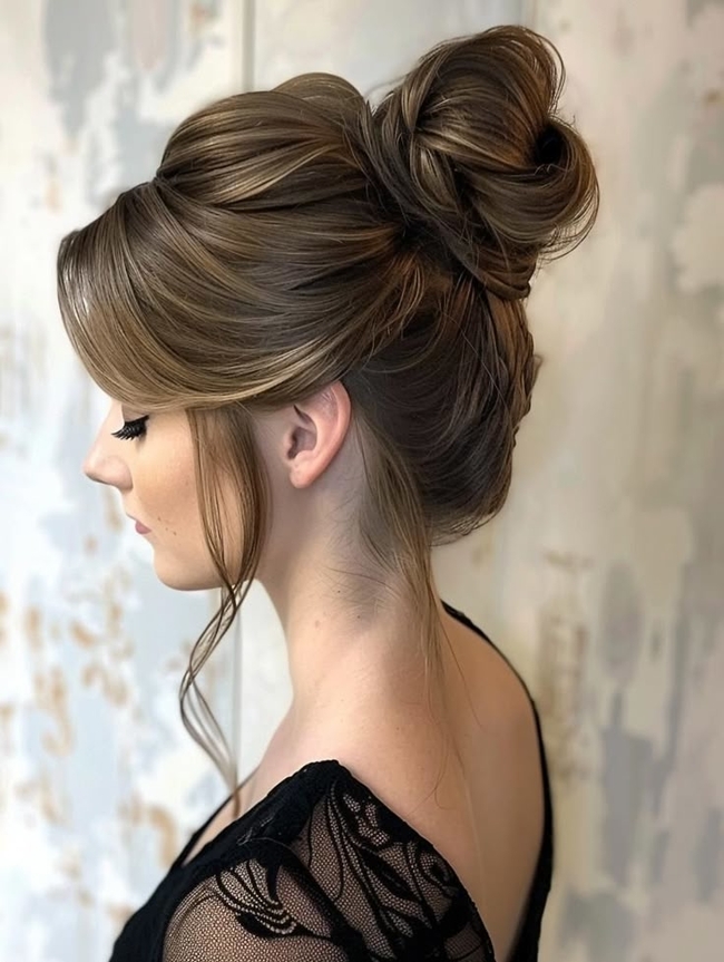 تسريحة Elegant Bun Hairstyles