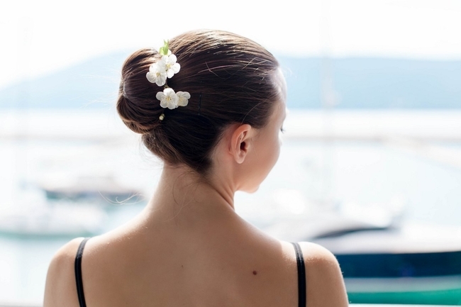 تسريحة Ballerina bun