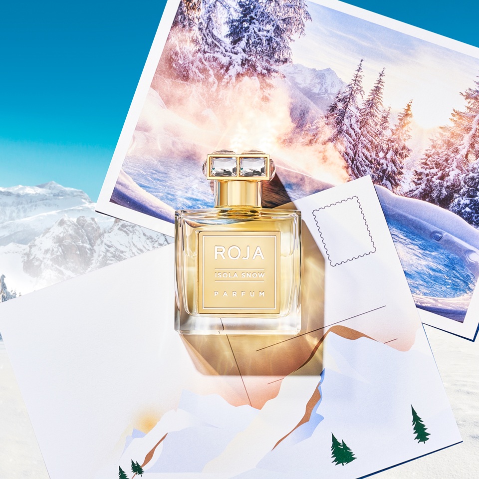 عطر Isola Snow من Roja London يجسّد نقاء الثلج وسحر الجبال