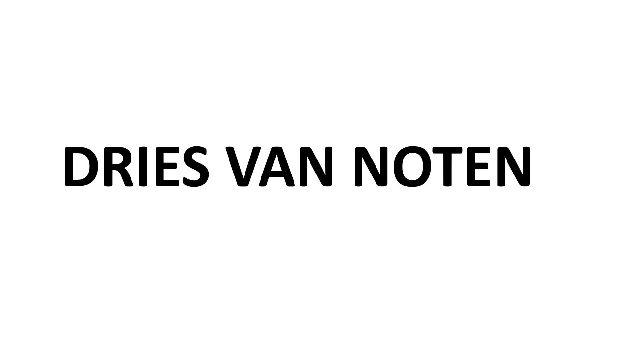 DRIES VAN NOTEN