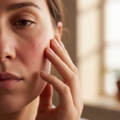 ما أسباب ظهور حبوب حمراء في الوجه فجأة؟