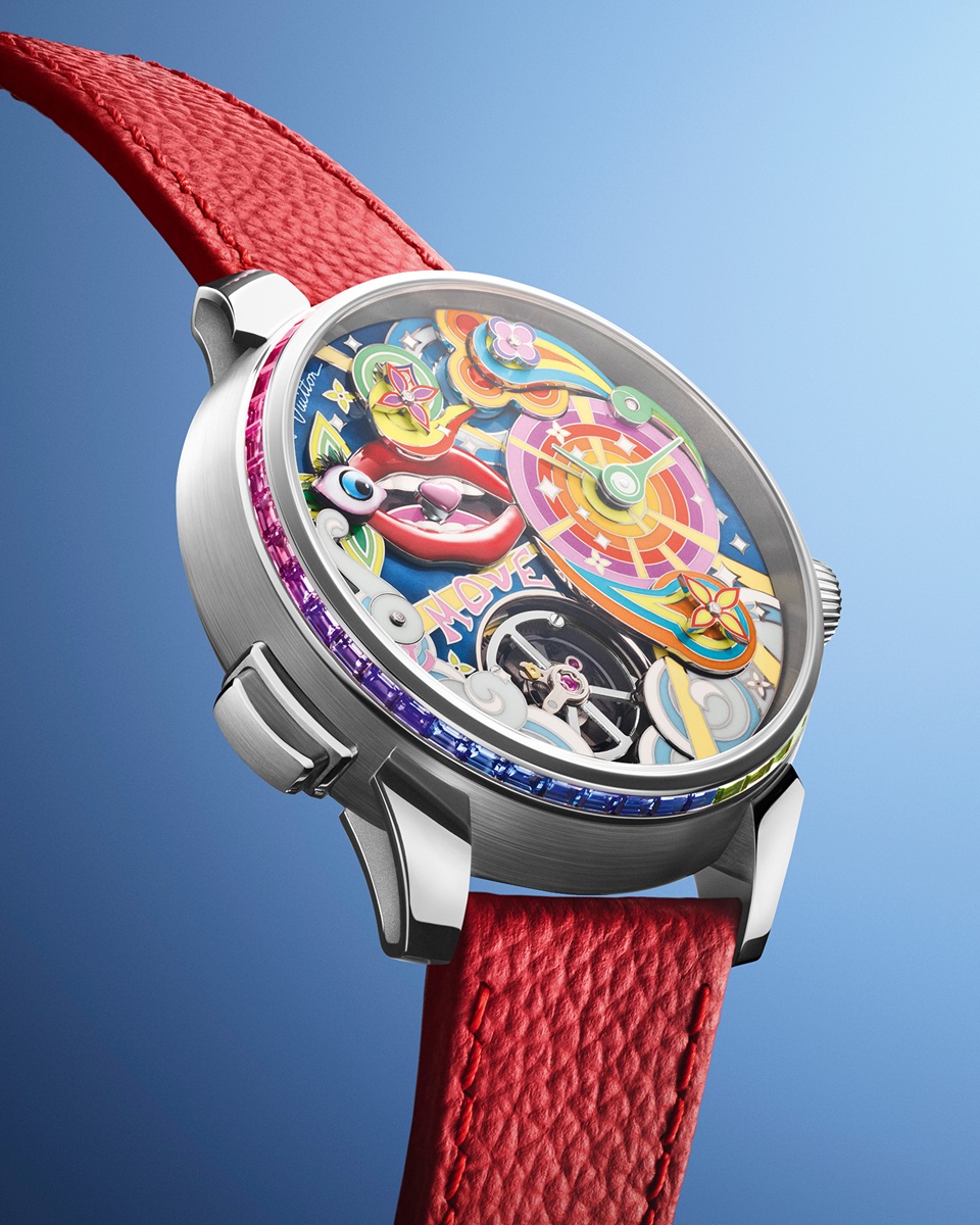 Louis Vuitton تكشف عن ساعة Tambour Taiko Arty Automata الجديدة