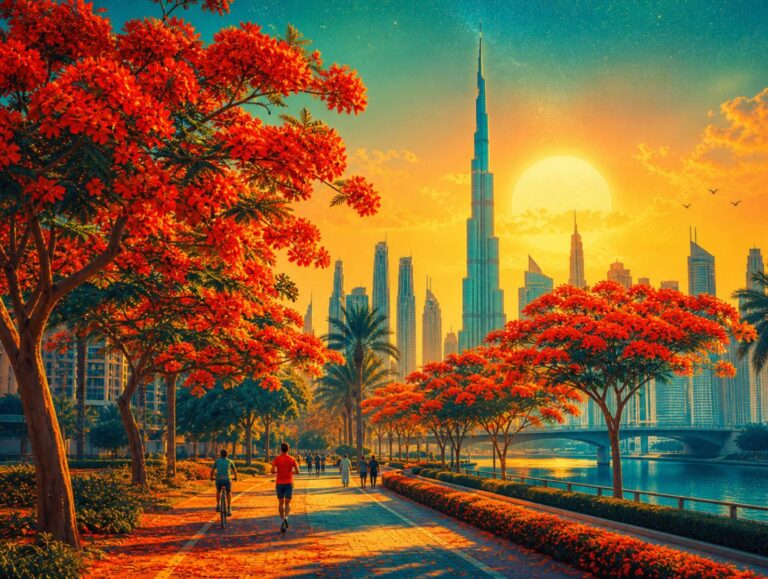 شجرة الشعلة ستملأ شوارع دبي قريبًا