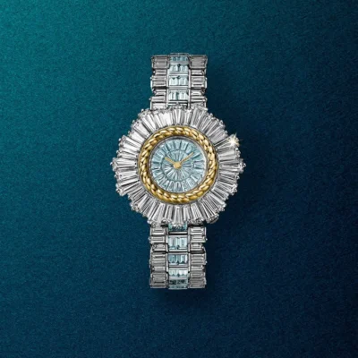 Tiffany & Co. تكشف عن ساعة Rope High Jewelry مرصّعة بالألماس والأكوامارين