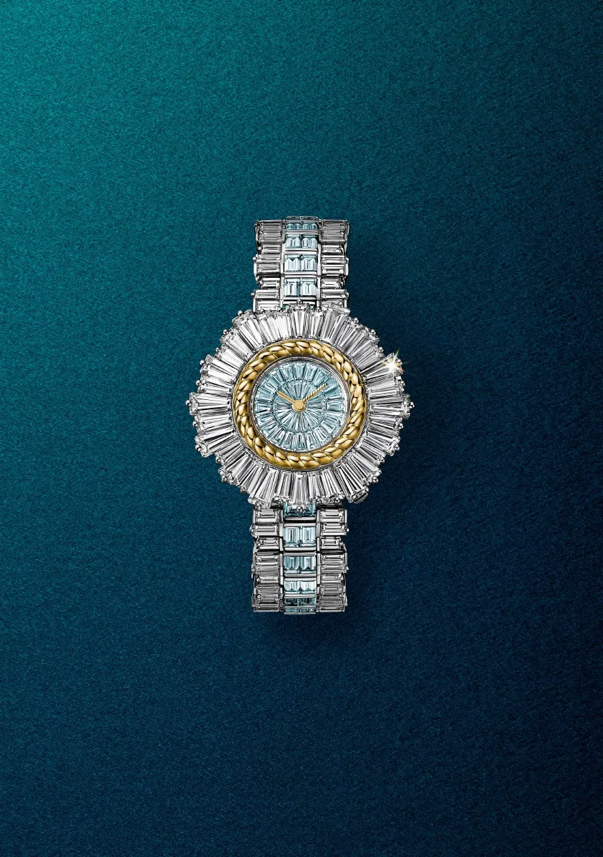.Tiffany & Co تكشف عن ساعة Rope High Jewelry المرصّعة بالألماس والأكوامارين
